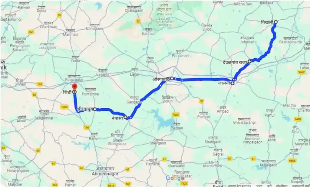 Chikhali To Shirdi