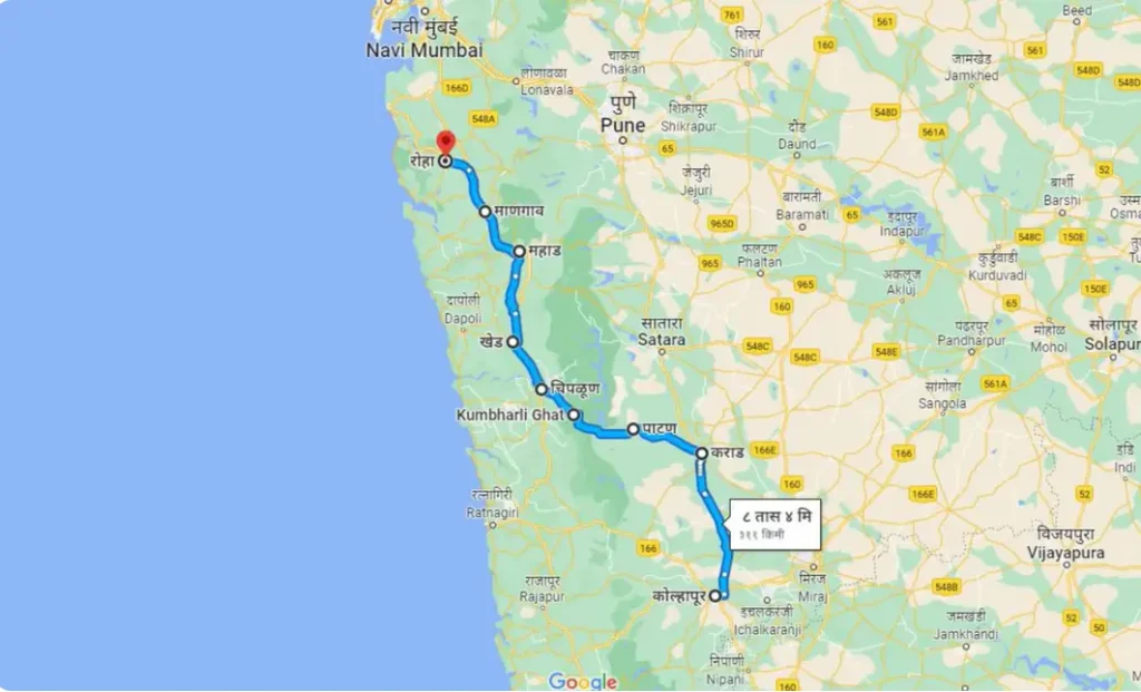Kolhapur To Roha