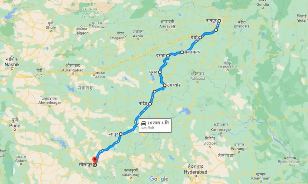 Nagpur To Solapur 