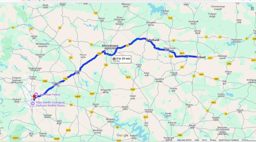 Beed to Pune